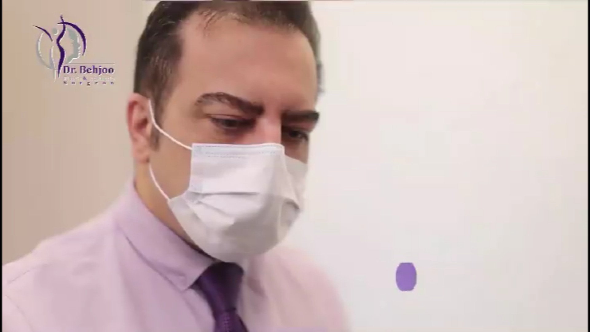 فیلم تزریق بوتاکس پیشانی دکتر شاهین بهجو - فوق تخصص جراحی پلاستیک