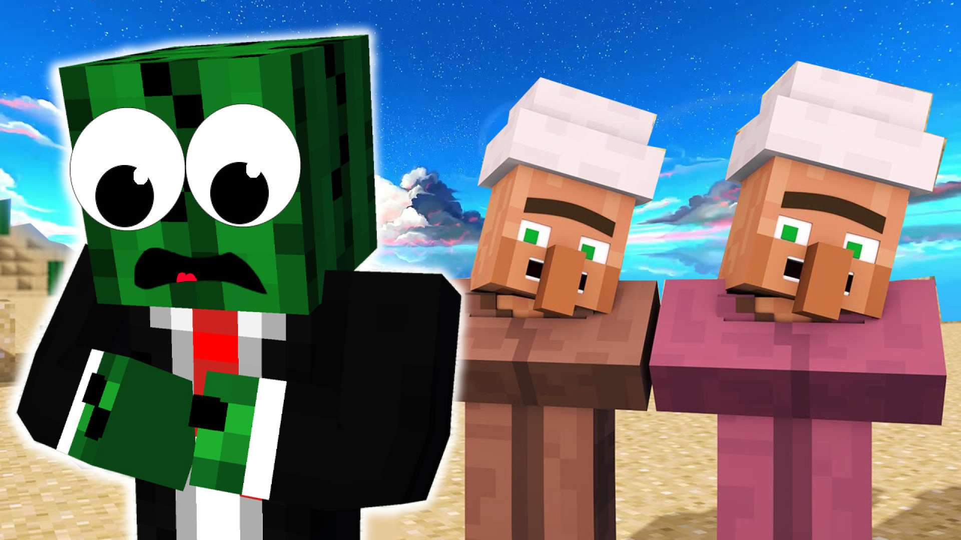 ماینکرفت اما رو جزیره ویلجر دی...