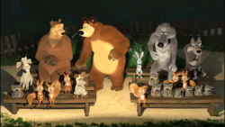 کارتون ماشا و خرس سینما