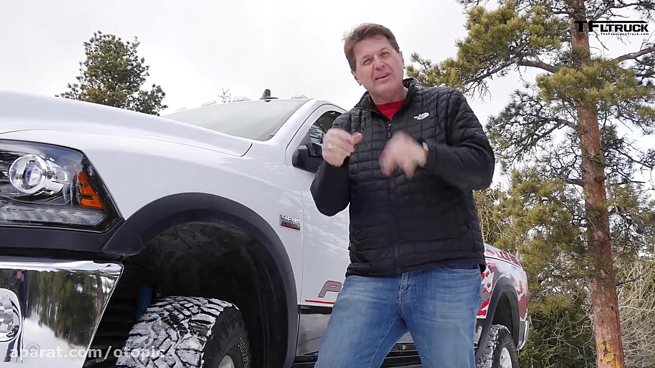 تست خودروی Ram Power Wagon 2016 در برف میکرونیدلینگ
