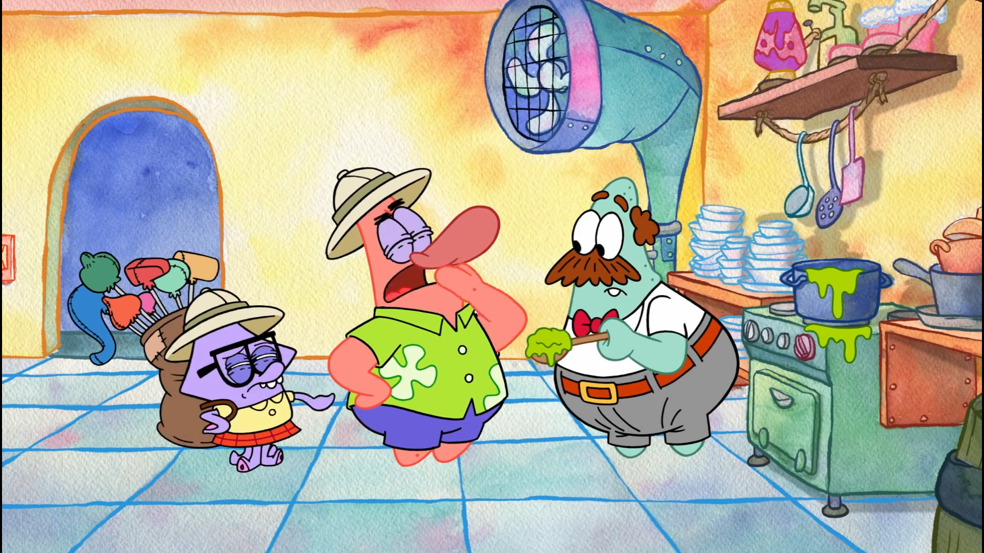 پاتریک عاقل میشود  باب اسفنجی...