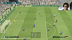 گیم پلی pes17 فرانسه / المان