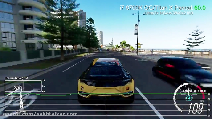 مقایسه کارت های گرافیکی جدید در بازی Forza Horizon 3