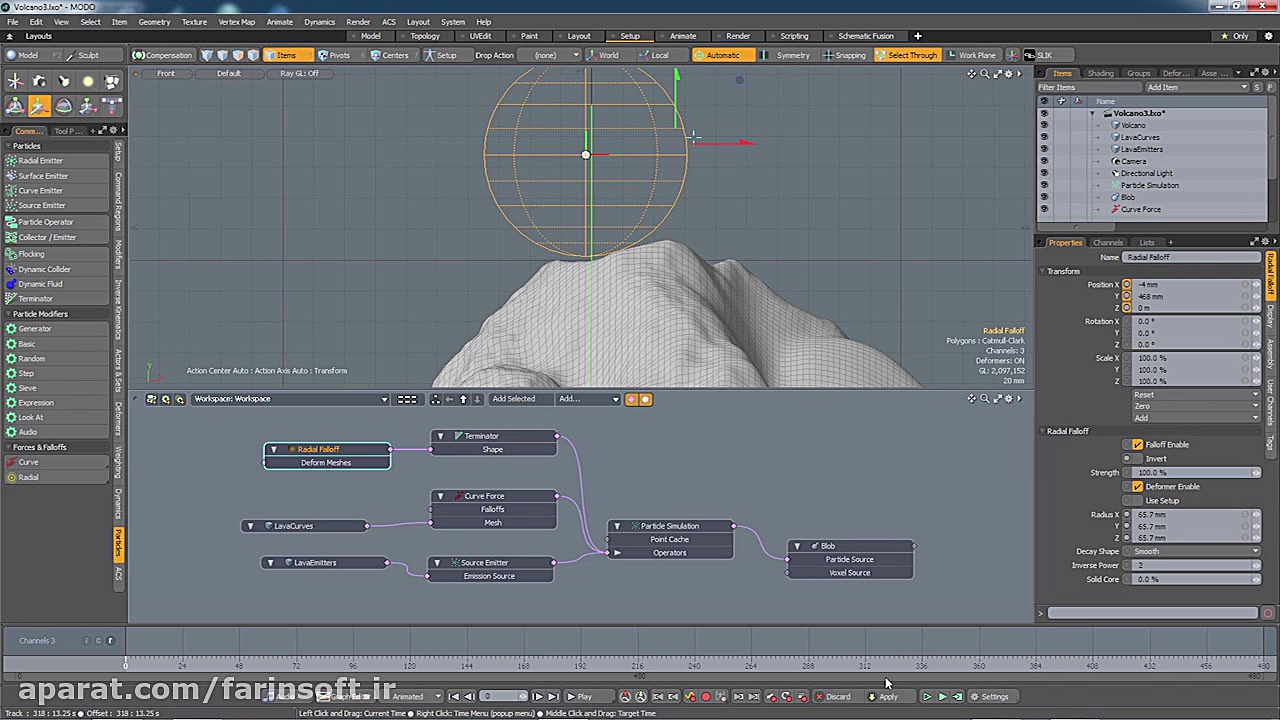 دانلود آموزش ساخت انواع جلوه ویژه و سیالات و غیره بوسیل جوانسازی پوست