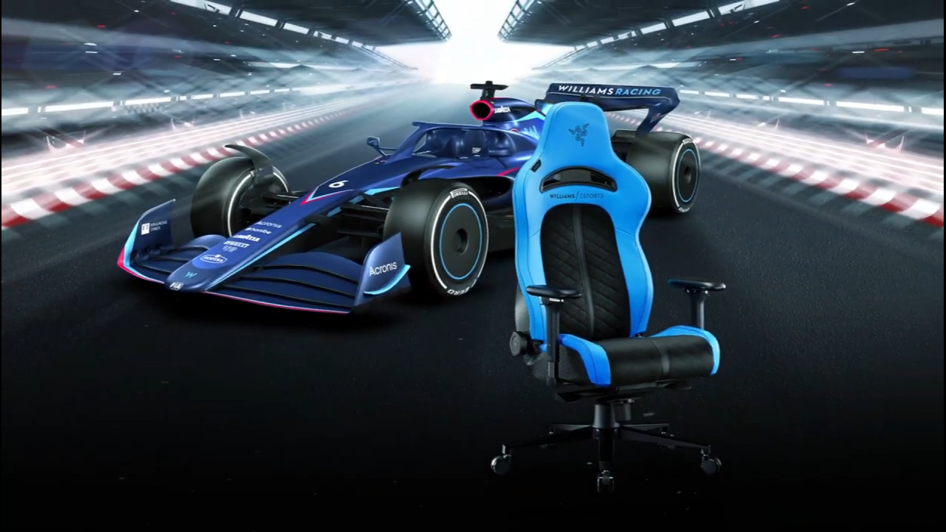 معرفی صندلی گیمینگ Razer Enki Pro Williams Esports Edition زمان17ثانیه