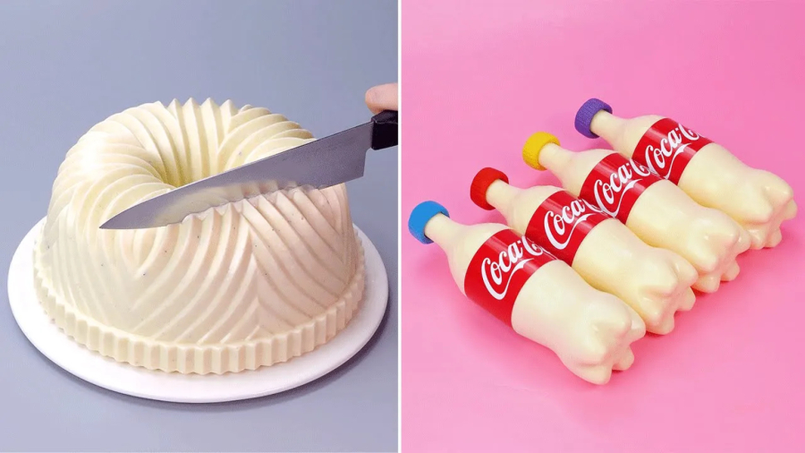 تزیین کیک شکلاتی سفید | مجموعه کیک شگفت انگیز