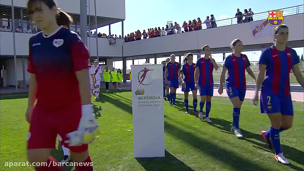 زنان بارسلونا 4 - 0 رایو وایکانو . هتریک آلکسیا ! پر کردن دندان