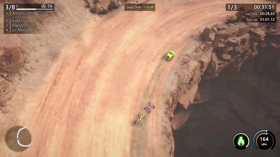 آنالیز فریم ریت و گرافیک بازی Mantis Burn Racing PS4Pro