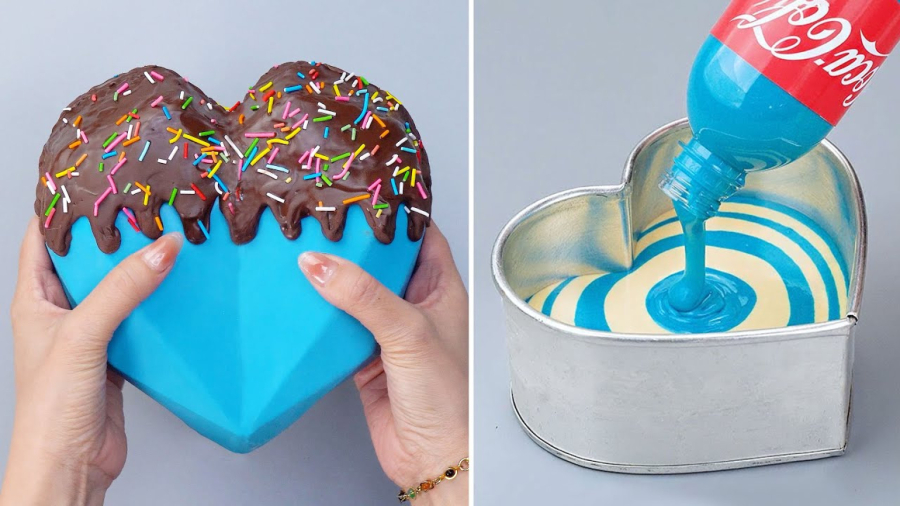 تزیین کیک قلب - ایده های عالی برای تزیین کیک