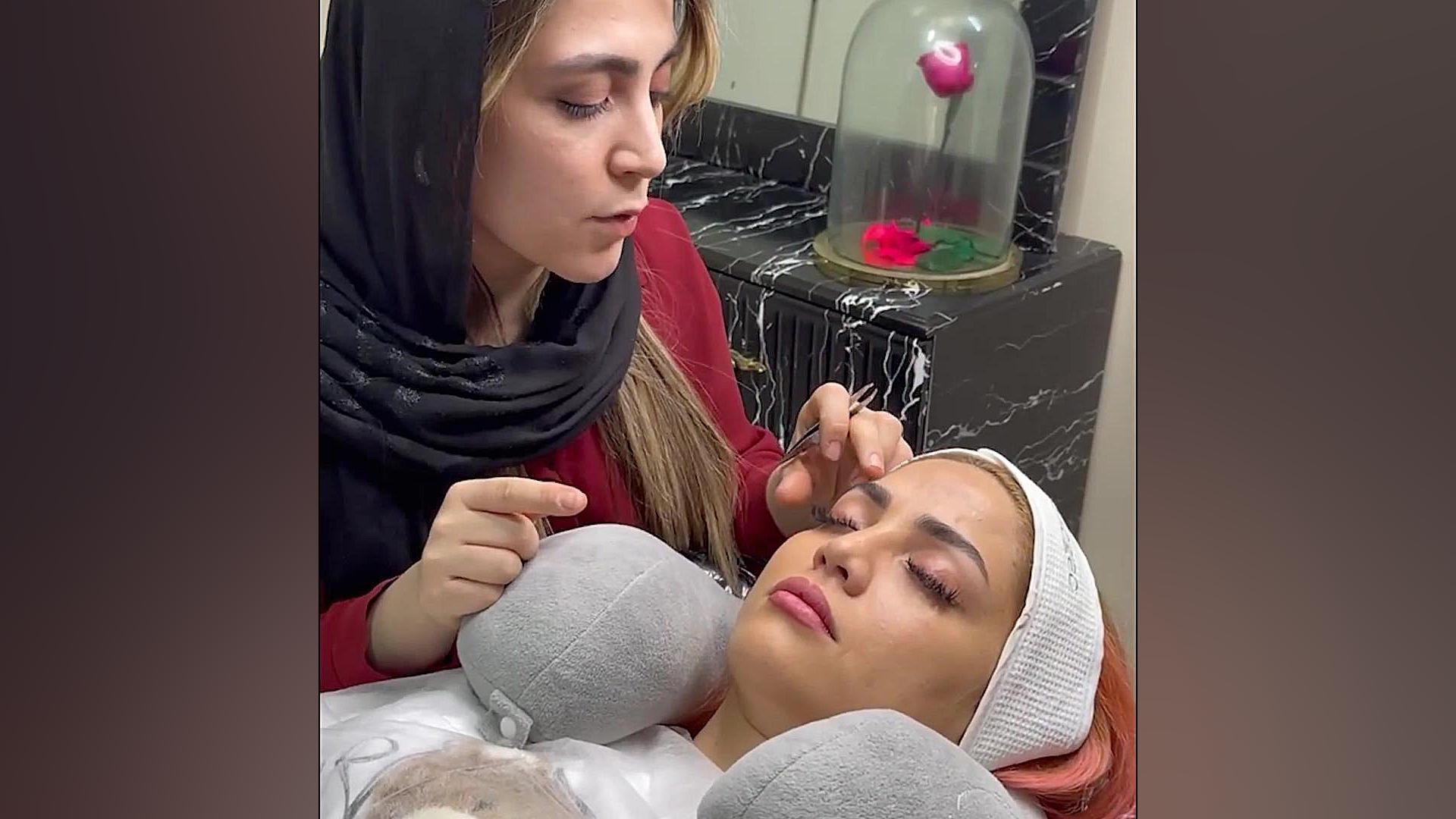 اصول برداشتن ابرو سالن مهري مرادي