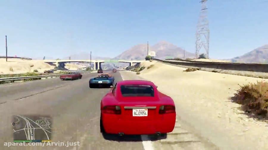 گیم پلی بازی GTAV برای PS4