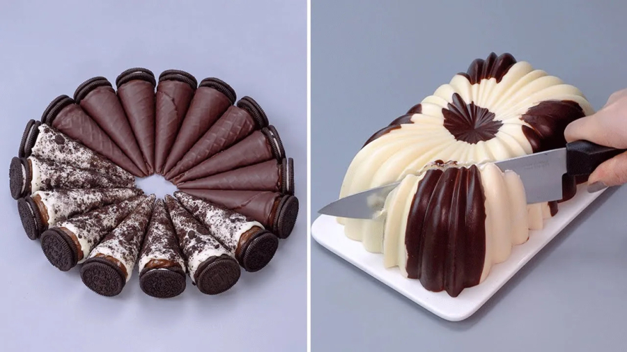 آموزش دسر شکلاتی شیرین کامل | بستنی شگفت انگیز شکلاتی