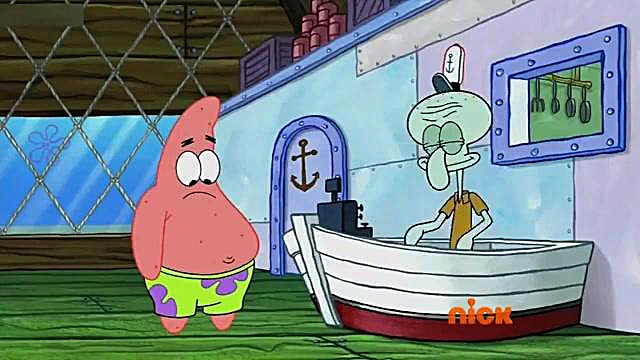 کارتون باب اسفنجی شلوار مکعبی