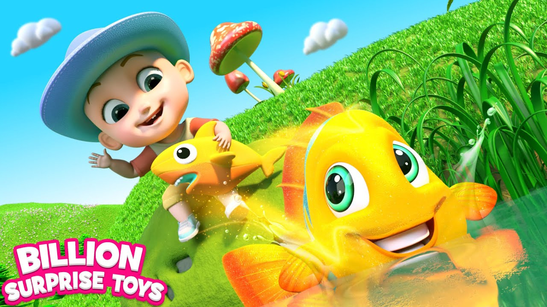 Wow! Baby Johnny Discovers an Amazing Magic Fish in a Surprising Place! زمان246ثانیه
