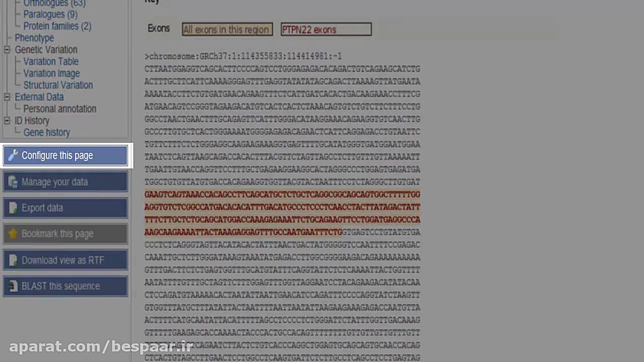 آموزش نحوه جستجوی SNP و CNV در پایگاه Ensembl PRO-Seq