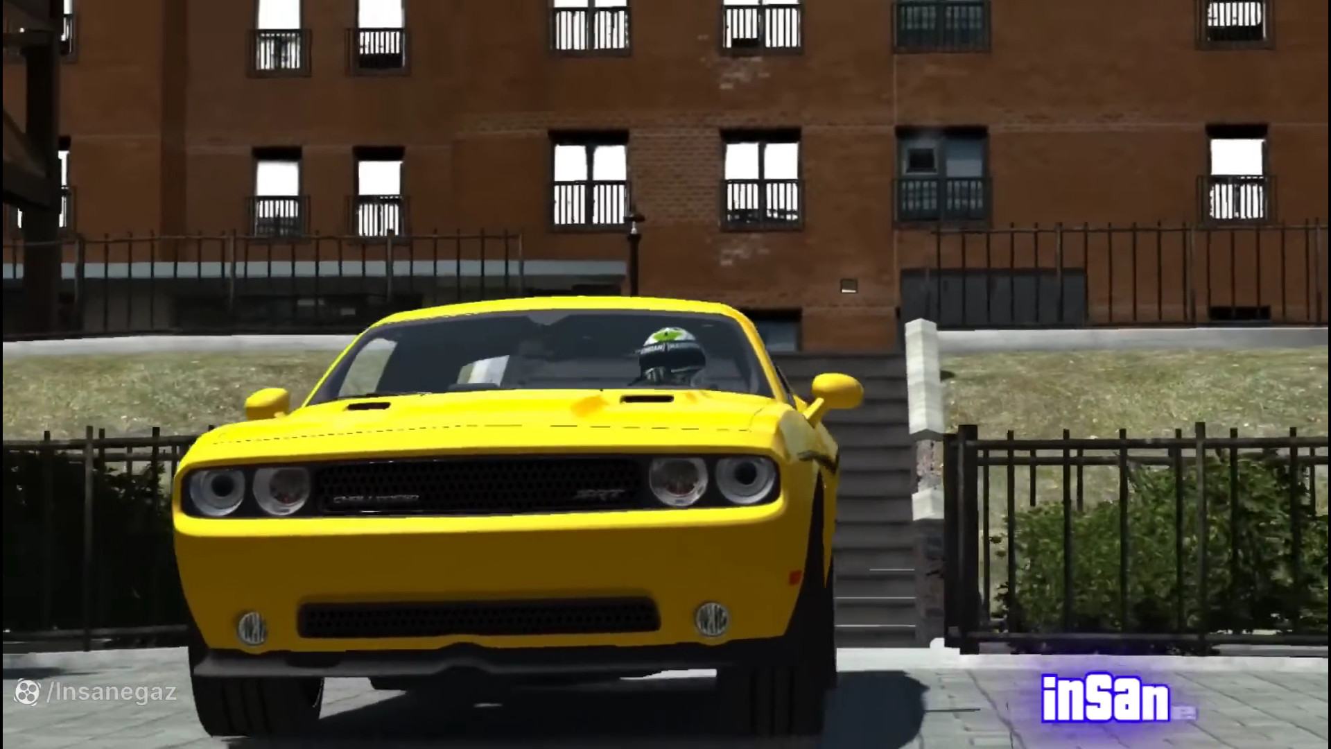 تست تصادف Dodge Challenger SRT8 392,2012 درGTA IV استوری فشفشه‌ای