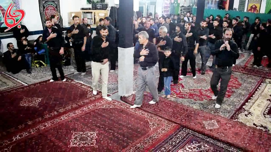 مراسم عزاداری شب تاسوعای حسینی در شهر قهاوند