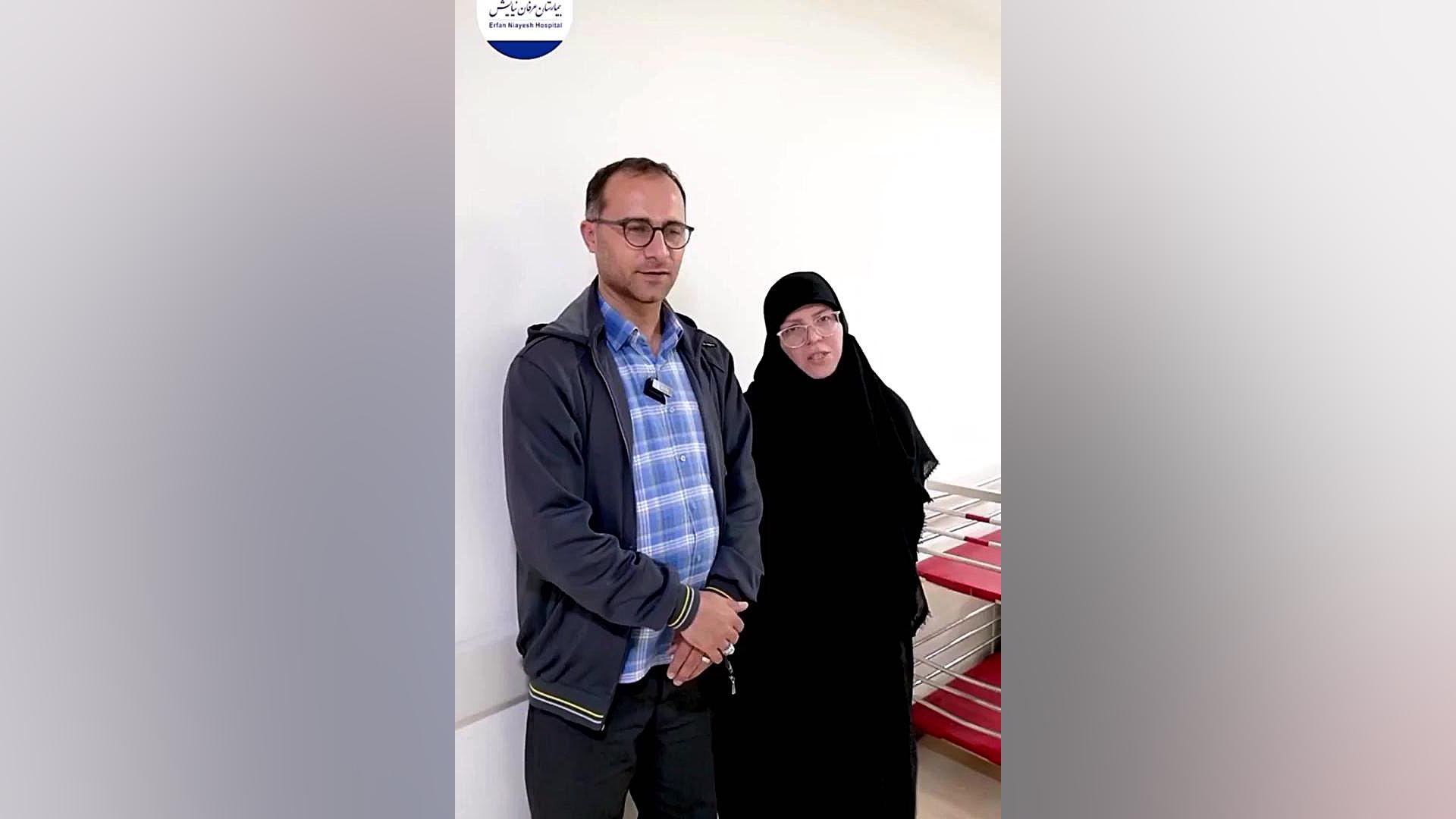 خارج سازی سوزن از ریه دختر ۱۲ساله دکتر اردا کیانی