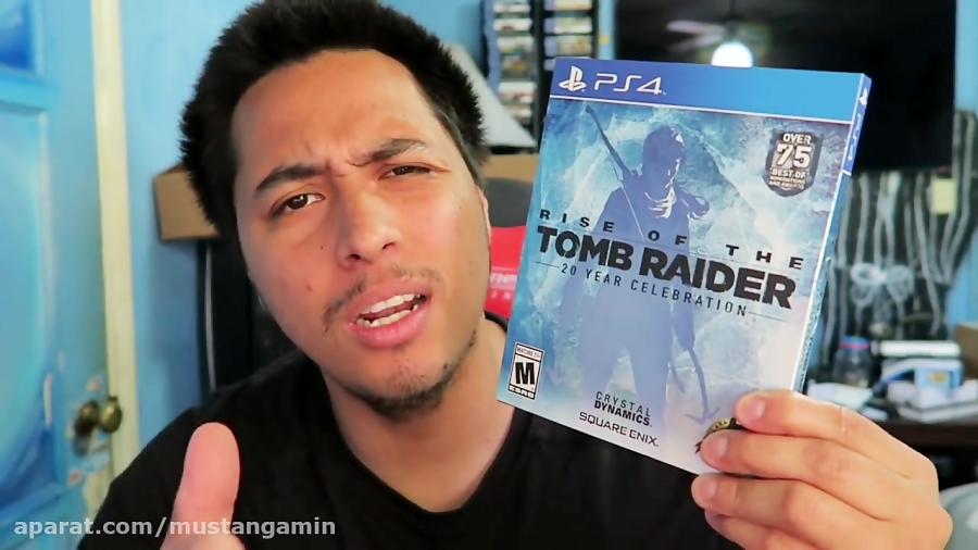 unboxing Rise of the Tomb Raider ps4