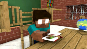 انیمیشن ماینکرفت انیمیشن مدرسه...