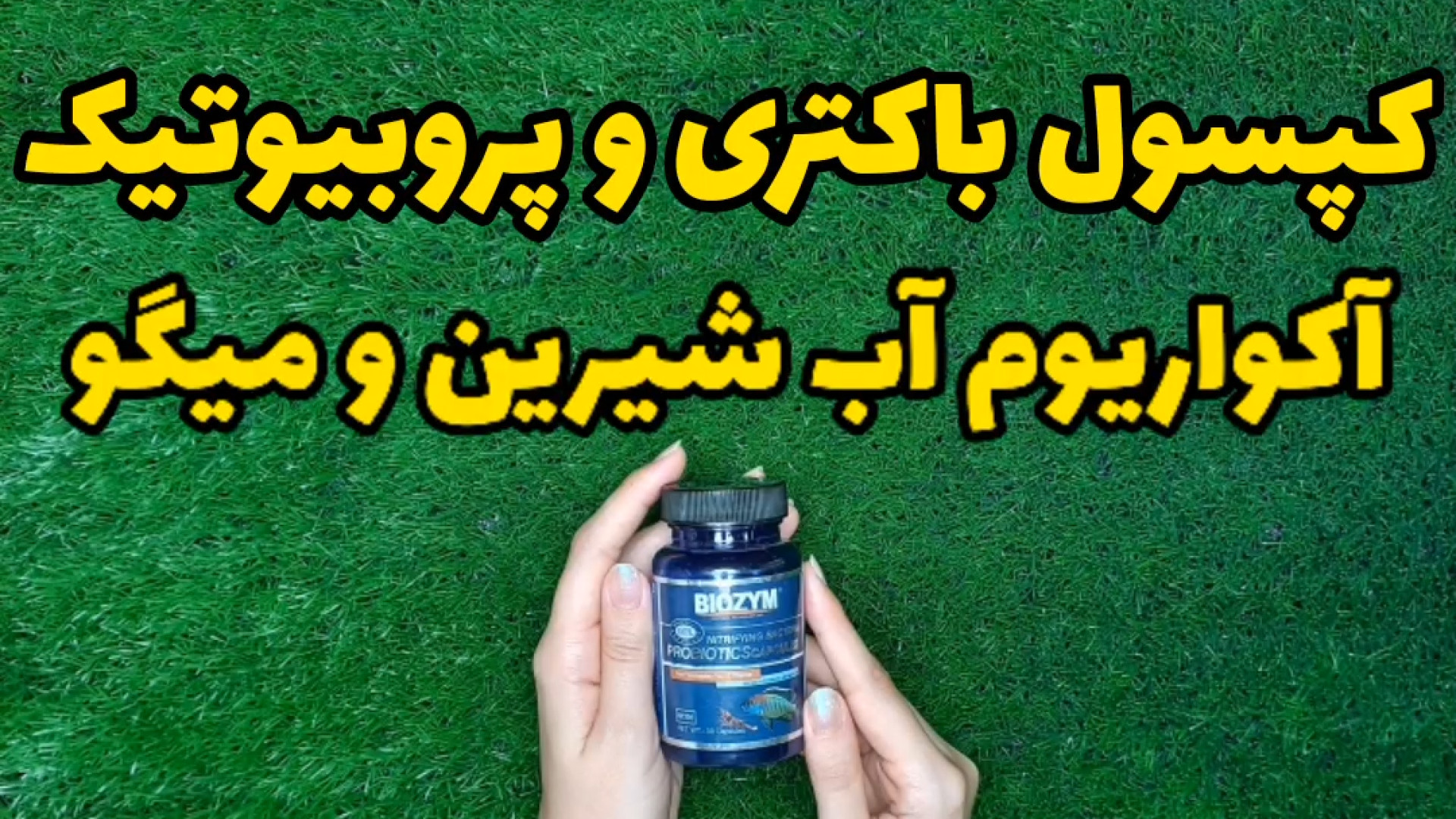 کپسول باکتری و پروبیوتیک چند منظوره آکواریوم BC101 بایوزیم CUT&RUN