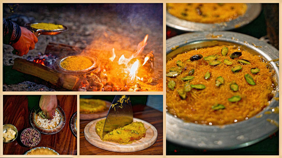 دستور تهیه کنافه استامبولی در طبیعت