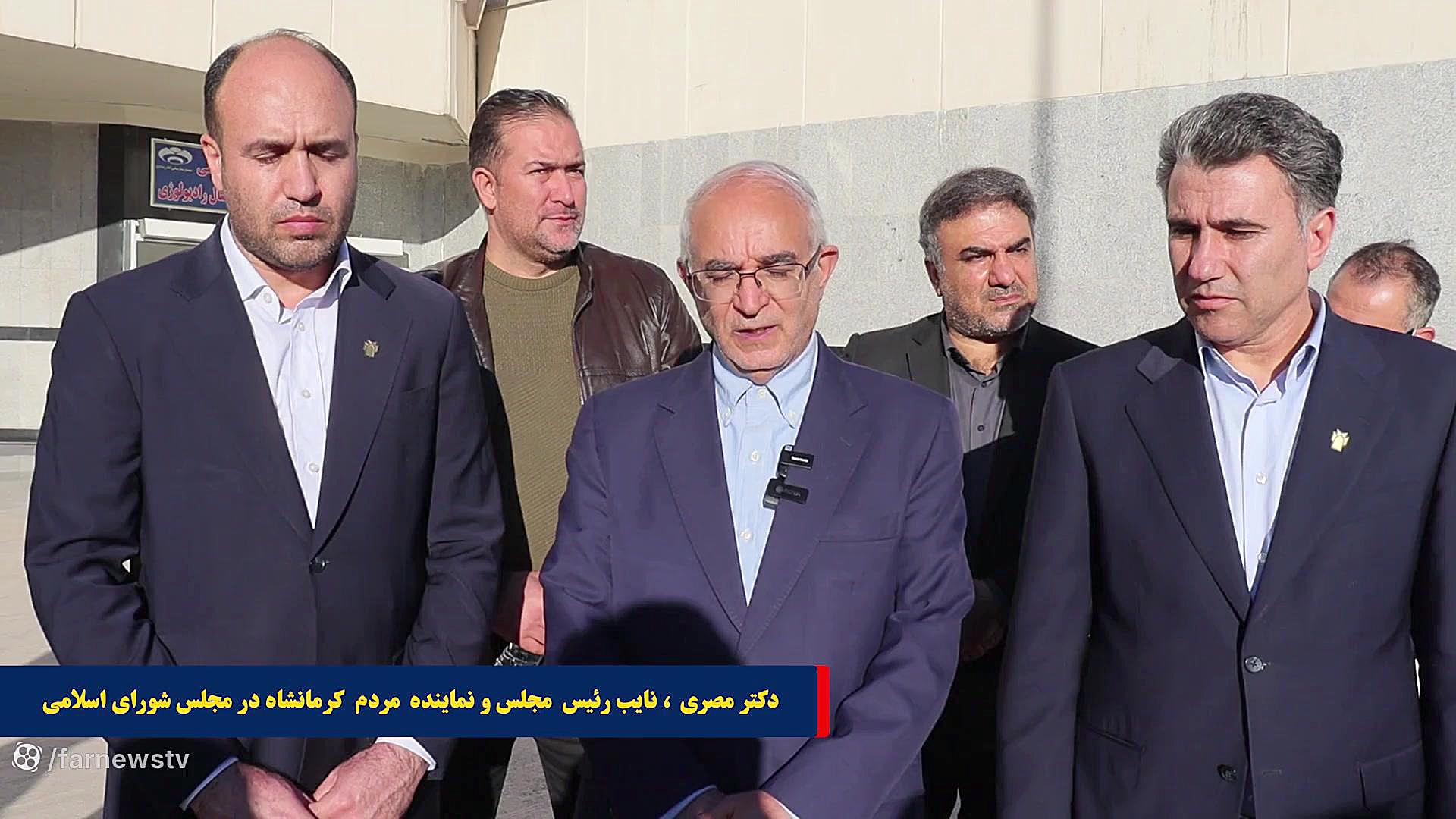 بازدیدنماینده کرمانشاه ازفعالیتهای عمرانی و درمانی دانشگاه علوم پزشکی کرمانشاه حمید هیراد