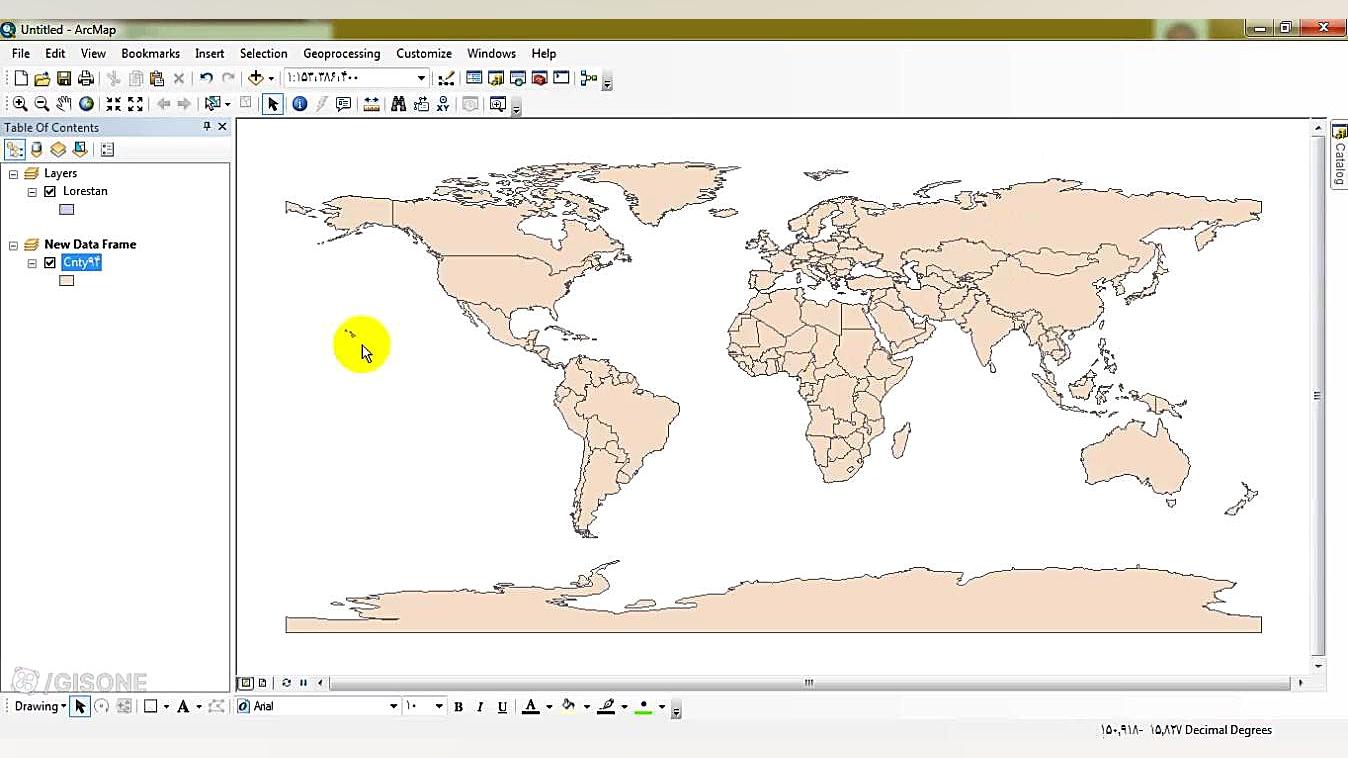 فیلم شماره 6: معرفی پنجره های مهم ArcGIS 10.x زمان923ثانیه