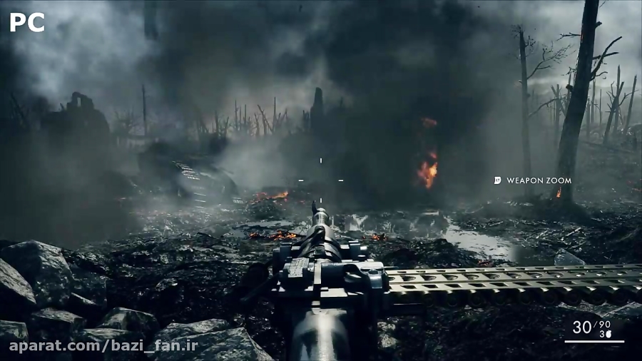 مقایسه ی گرافیکی عنوان Battlefield 1 بر روی PC/PS4/XB1