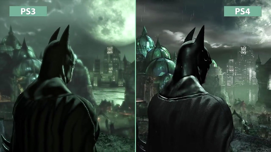 مقایسه گرافیک بازی Batman Arkham Asylum - PS4 vs PS3