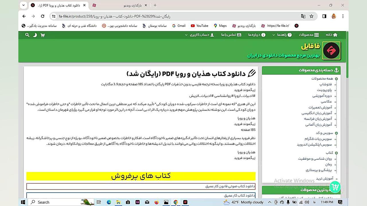 دانلود کتاب هذیان و رویا PDF رایگان شد لیزر فرکشنال