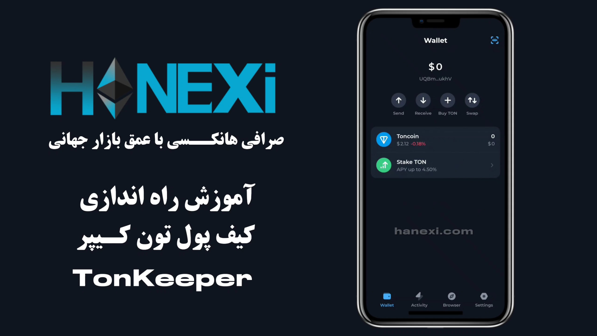 آموزش , اندازی , کیف , پول , تون , کیپر , TonKeeper , https: , Tonkeeper , com , دانلود , سایت , Hanexi , عمق , بازار , جهانی