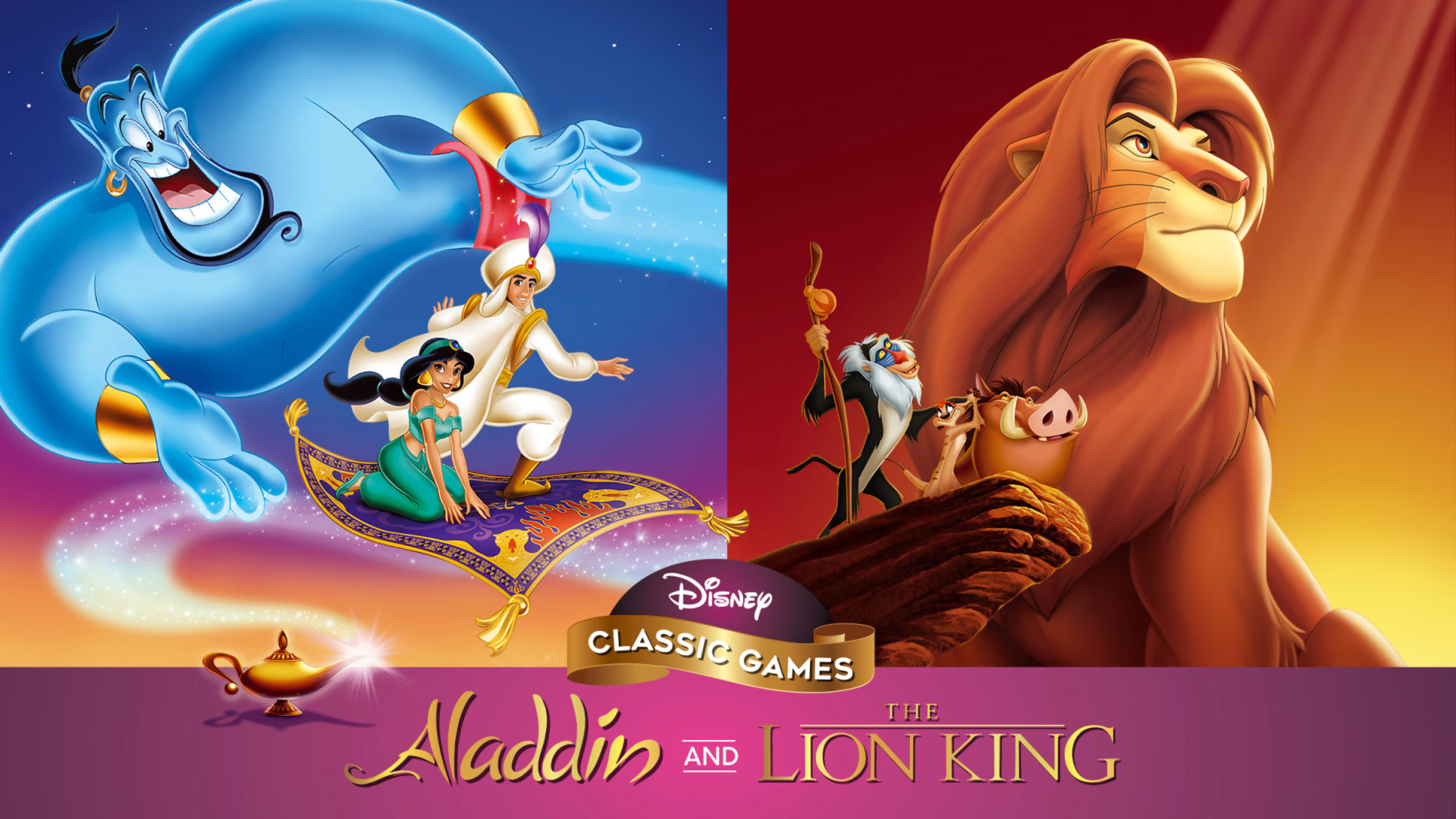 تریلر بازی Disney Classic Games: Aladdin and The Lion King زمان57ثانیه