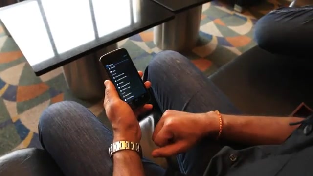 Ice Cream Sandwich face unlock demo (video) ناصر یزدی