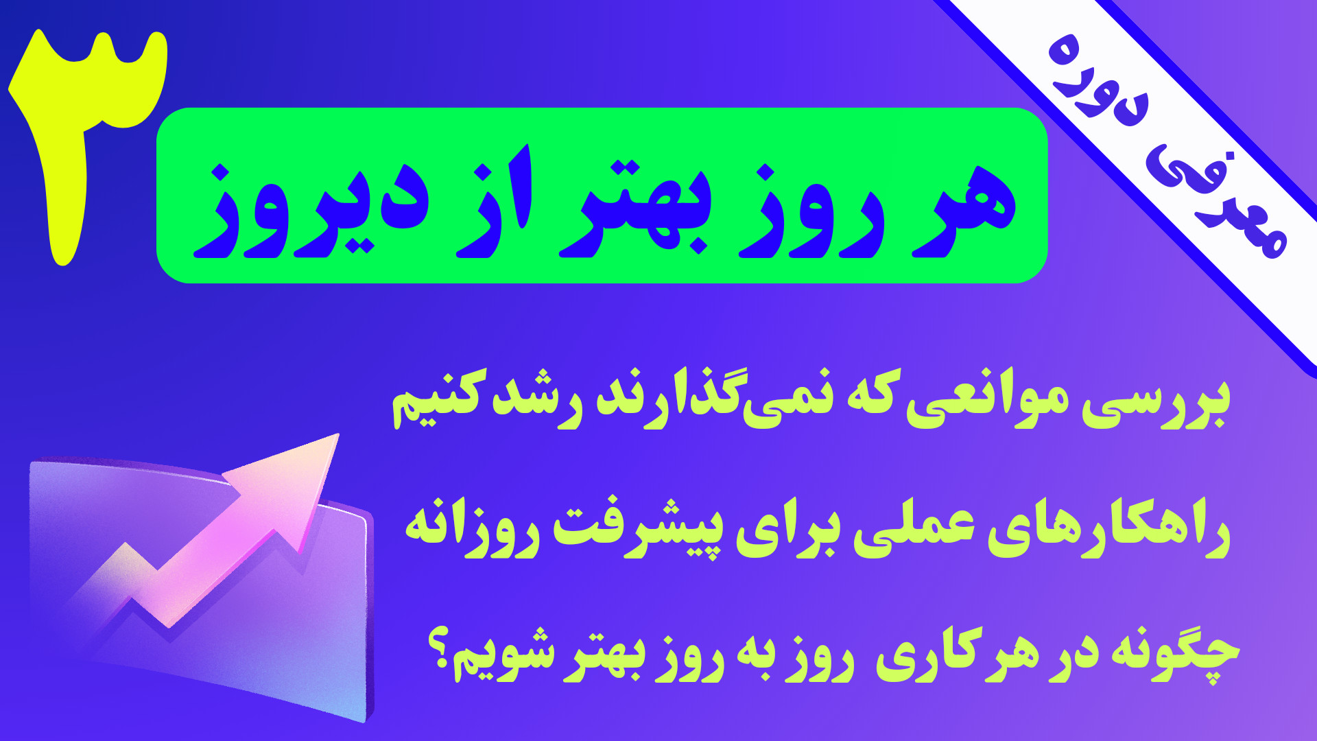معرفی دوره‌ی آموزشی هر روز بهتر از دیروز : قسمت سوم زمان710ثانیه