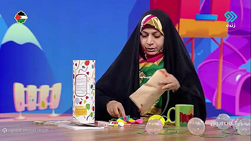 انواع بازی با بادکنک زمان182ثانیه