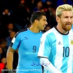 جدال دیدنی لوئیس سوارز با لیون...