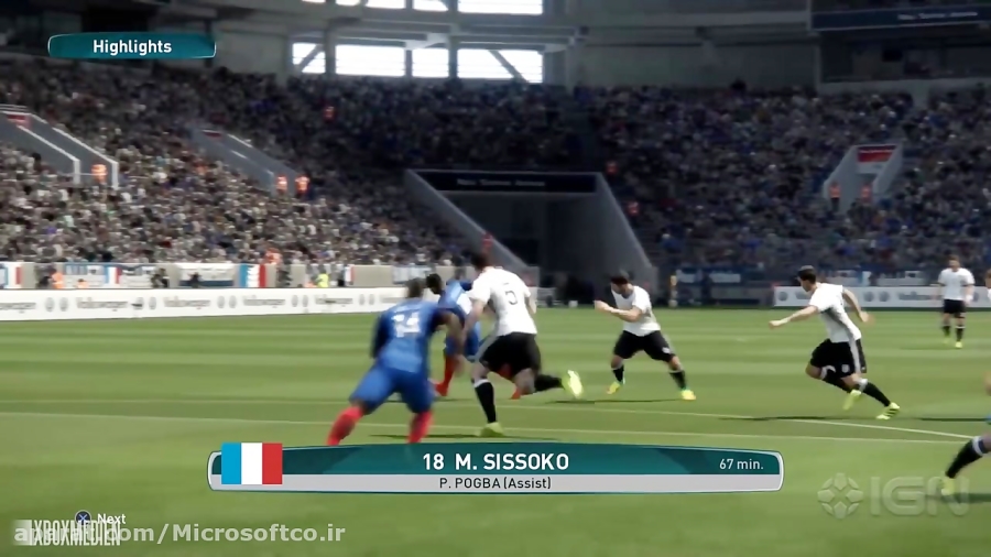 PES 2017 Official Gameplay France vs Germany