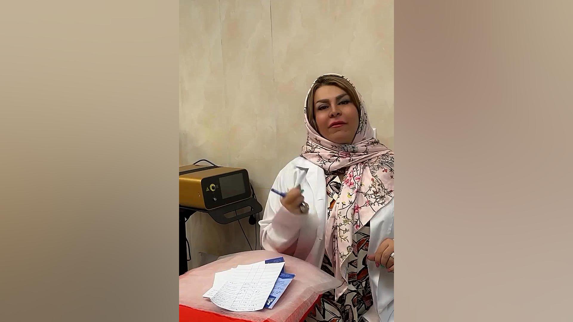 توضیحات خانم دکتر در مورد بهترین لیزر جوانساز دنیا لیزر اندولیفت دکتر فرحناز زینعلی - متخصص پوست، مو، زیبایی زنجان