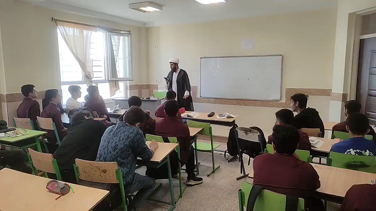 مداحی در کلاس کربلایی حمیدرضا رمضانی