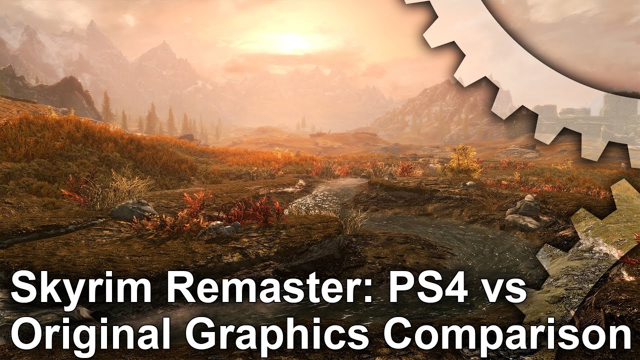 Skyrim: PS4 Remaster vs PC Original Graphics Comparison