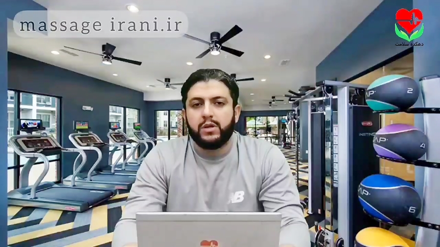 ورزش با کِش بدنسازی. دوره‌ی کامل. رایگان. فیتنس چلنج. بدنسازی. massageirani.ir