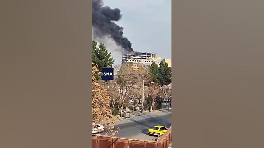 آتش‌سوزی در حوالی اتوبان شهید رجایی تهران زمان22ثانیه
