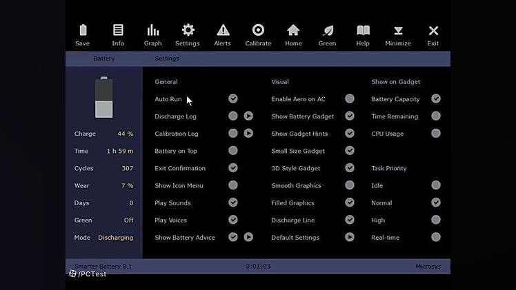 تست برنامه Smarter battery 8.1 جراحی بینی