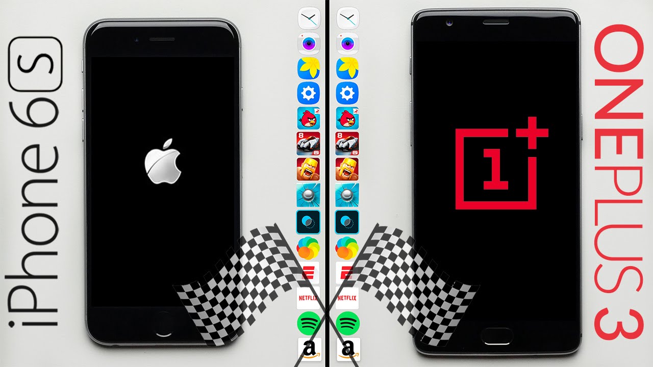 iPhone 6S vs OnePlus 3 Speed T...