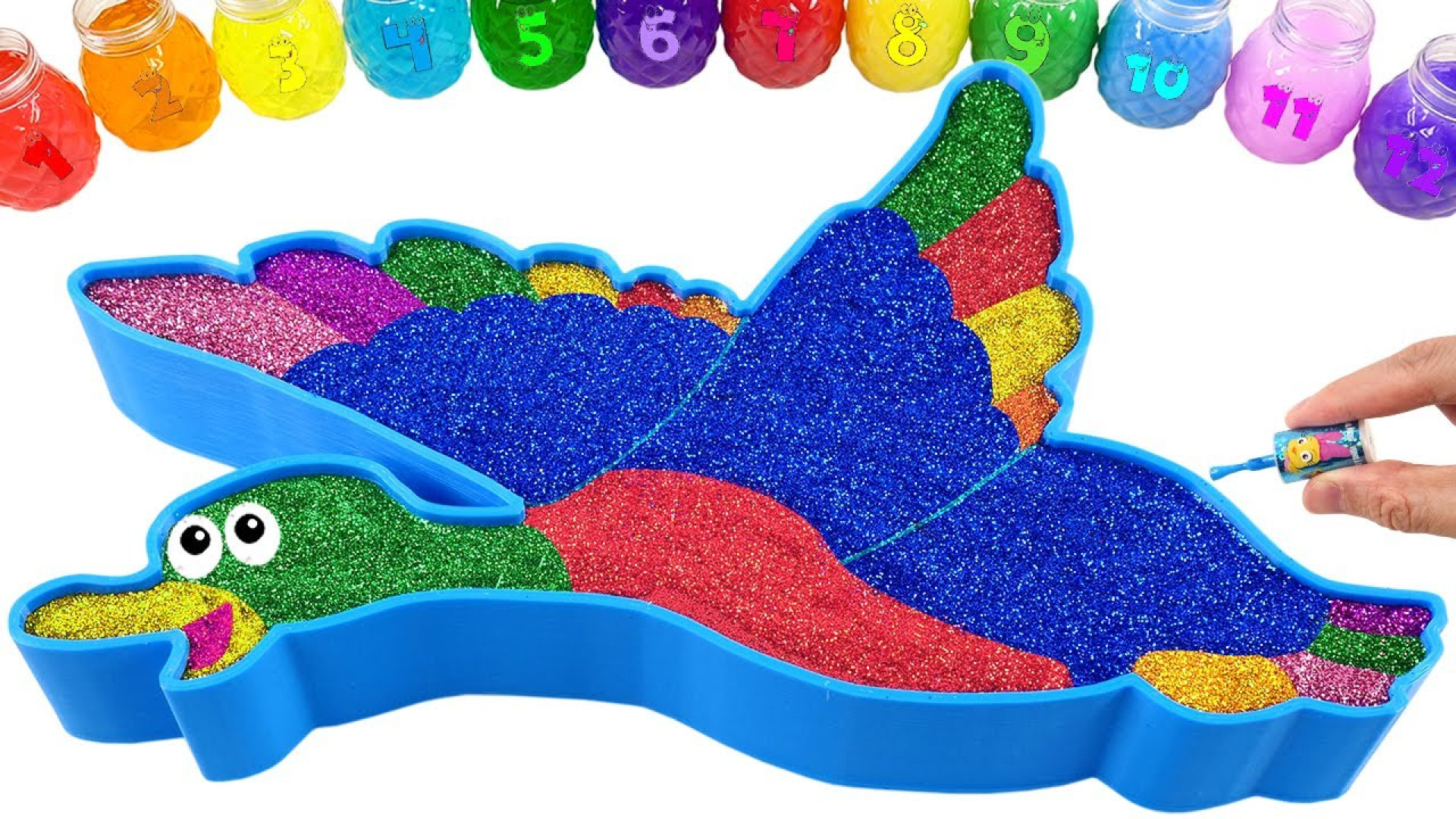 Satisfying Video l How to make Rainbow Wild Goose WITH Mixing Slimes AND Flyin زمان419ثانیه