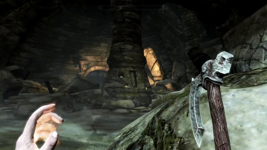 ویدئویی از Skyrim Special Edition برروی PS4 Pro