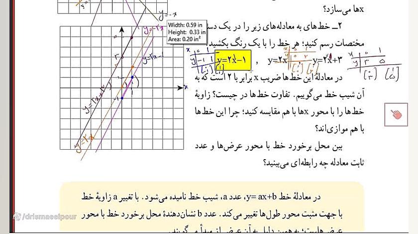 درس 2 فصل 6 ریاضی نهم شیب و عرض از مبدا ( بخش اول) ریاضیات دوست داشتنی (دکتر طاهره اسماعیل پور)