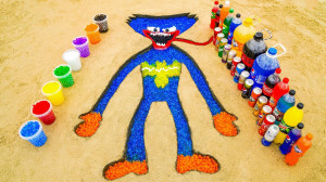 How to make Huggy Wuggy with Orbeez Colorf...