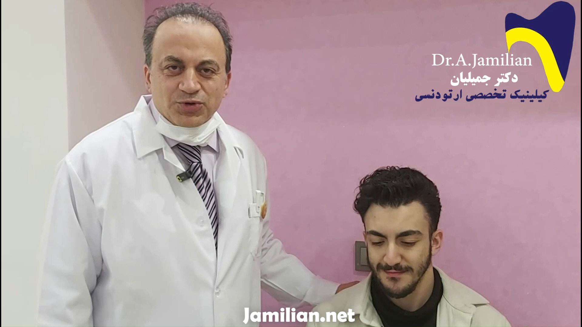 درمان عقب بودن فک بالا با ارتودنسی / متخصص ارتودنسی / دکتر جمیلیان دکتر عبدالرضا جمیلیان - متخصص ارتودنسی